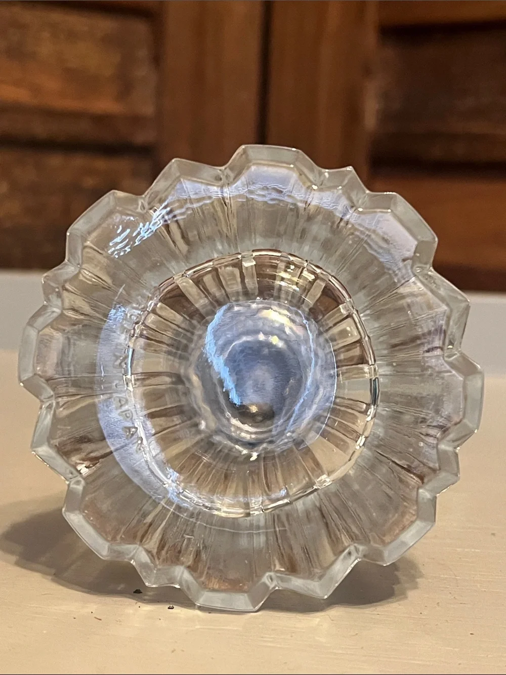 Large Clear Glass and Silver-Top Sugar Shaker - Home Dining Serveware